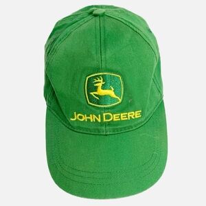 John Deere Nothing Runs Like a Deere Six Panel Baseball Cap Embroider Patch 🟩🟨